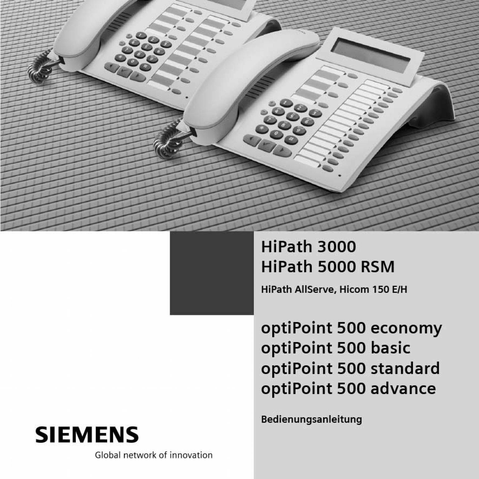 Siemens Hipath 3000 Manager E Siemens Hipath 3000 Manager E