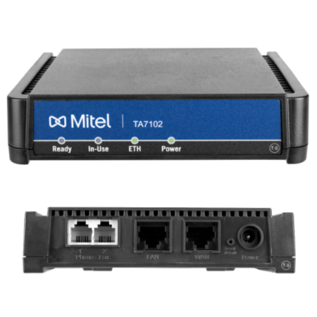 Mitel TA7102i IP-Terminaladapter 2 Ports